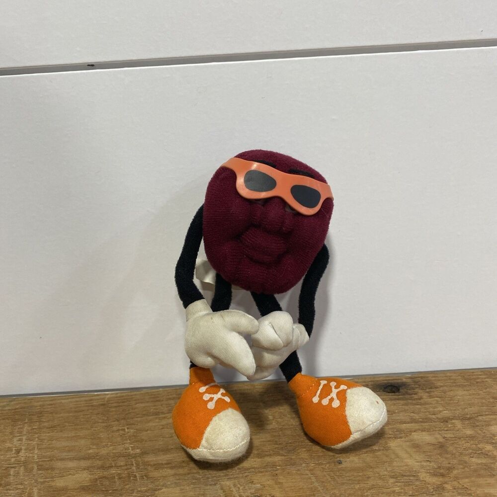 California Raisins Vintage Plush Figures Applause 5” Posable